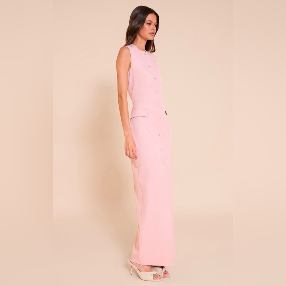 PrettyLittleThing Blush Pink Maxi Dress